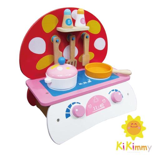 Kikimmy蘑菇造型廚具組(木製玩具)
