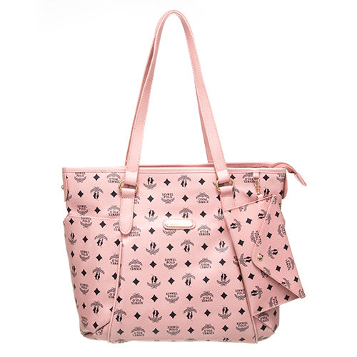 【XINWEI POLO】奢華LOGO風雙側口袋包款附零錢包(6318)-粉色