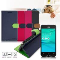 【台灣製造】FOCUS ASUS ZenFone GO ZB450KL 4.5吋 糖果繽紛支架側翻皮套