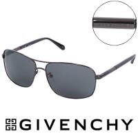 GIVENCHY 法國魅力紀梵希都會玩酷飛行員復古太陽眼鏡(鐵灰) - GISGV4110568