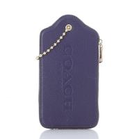 COACH LOGO壓紋荔枝紋皮革吊飾造型 手機/手拿包(共五款)(特)