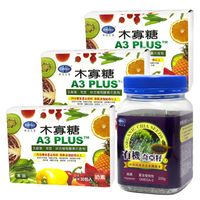 BuDer標達 A3PLUS木寡糖酵素粉買2送1+有機奇亞籽順暢組