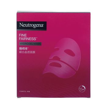露得清 細白晶透面膜 (4入)