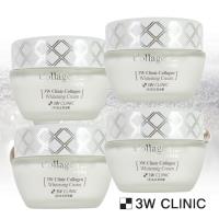 韓國 3W CLINIC 膠原嫩白精華霜60mlx4入(韓國 嫩白 保濕 日晚霜)