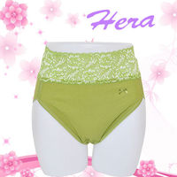 【HERA】舒適蕾絲內褲-希望橄欖