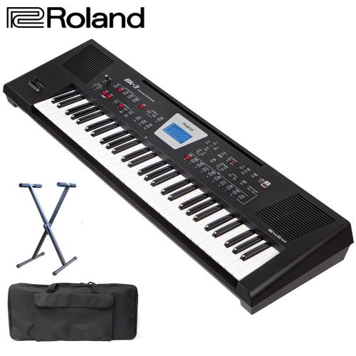 【Roland 樂蘭】BK-3 自動伴奏電子琴 61鍵 (加碼贈送琴架+琴袋)