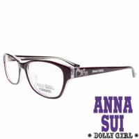 Anna Sui安娜蘇日本Dolly Girl系列可愛少女愛心款造型太陽眼鏡‧咖啡【DG528-711】