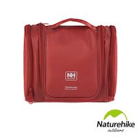 Naturehike 多夾層大容量旅行掀蓋式盥洗包 化妝包 珊瑚橘