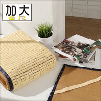 BuyJM 日式專利3D立體透氣網雙人加大6尺麻將涼蓆-附鬆緊帶/長186*寬180
