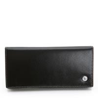 【金安德森】雙窗式長夾 紳士品味 基本-淬夜黑(KA173006BKF)