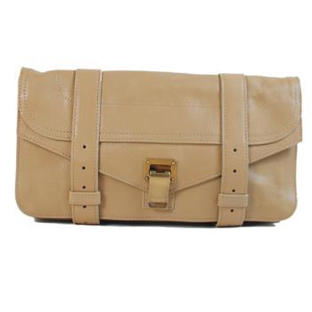 Proenza Schouler PS1 POCHETTELUX 山羊皮手拿包.米