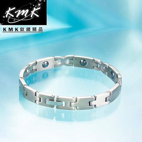 KMK鈦鍺精品【簡約時尚】純鈦+磁鍺健康手鍊