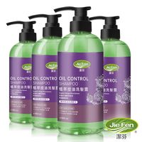 【Jie Fen潔芬】植萃控油洗髮露600ml(4入組)