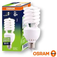 歐司朗OSRAM T3 28W 螺旋省電燈泡-4入組