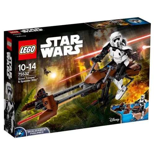 【 樂高積木 LEGO】STAR WARS 星際大戰系列 - 帝國偵查兵與反重力機車 LT75532