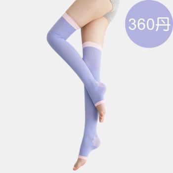 足下物語 360丹美化曲線睡眠襪(紫色)