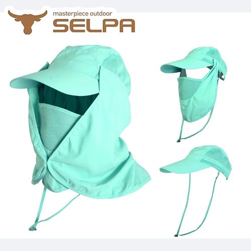 【韓國SELPA】UPF50+多功能透氣遮陽帽(四色任選)