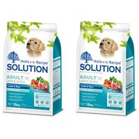 SOLUTION耐吉斯 成犬 毛髮亮麗 羊肉+蔬菜 狗飼料 1.5公斤*2 大顆粒