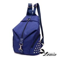 【Lemio】超輕量 防潑水牛津布 鉚釘後背包