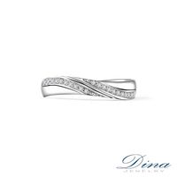 DINA JEWELRY 蒂娜珠寶 牽繫 鑽石對戒-女戒_預購