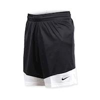 NIKE 男籃球針織短褲-路跑 慢跑 訓練 五分褲 深灰白