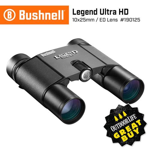 【美國 Bushnell 倍視能】Legend Ultra HD 傳奇系列 10x25mm ED螢石專業級輕便型雙筒望遠鏡 190125  (公司貨)