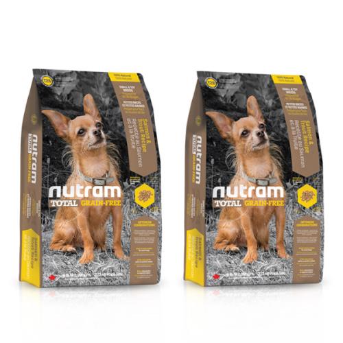 【Nutram】紐頓 T28無穀迷你犬鮭魚 犬糧 1.36公斤 X 2包