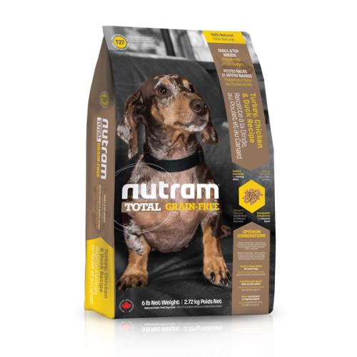 【Nutram】紐頓 T27無穀迷你犬火雞 犬糧 2.72公斤 X 1包