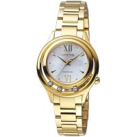 CITIZEN L系列 光動能星星閃耀晶鑽腕錶 EM0512-82D