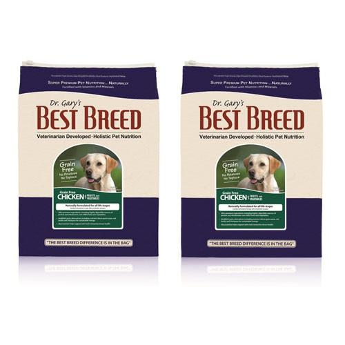 【BEST BREED】貝斯比 全齡犬 無穀雞肉+蔬果配方 飼料 1.8公斤 X 2包