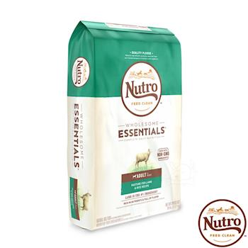 Nutro 美士 全護營養 成犬 狗飼料 (牧場小羊+健康米) 15磅*1包 原顆粒