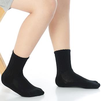 【KEROPPA】7~12歲學童專用毛巾底止滑短襪x3雙(男女適用)C93001