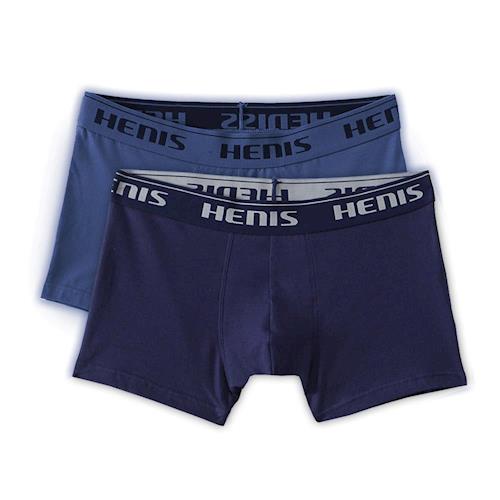 HENIS彈力棉平口褲8件組-型(網)