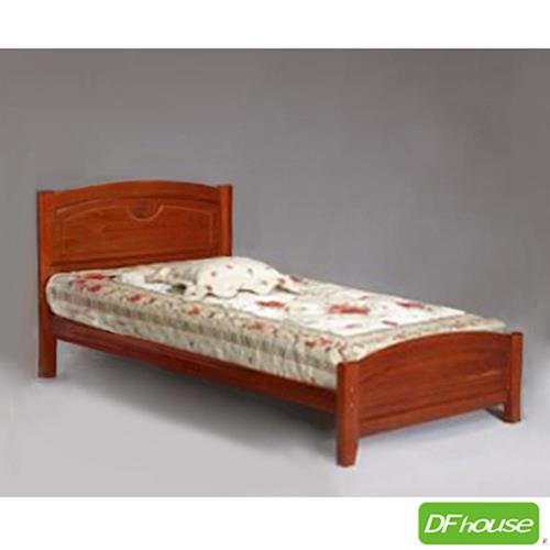 《DFhouse》百合3.5尺實木床- 單人床 雙人床 床架 床組 實木 木藝床.