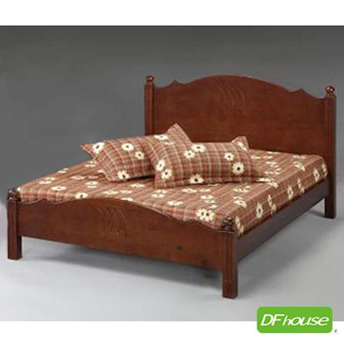 《DFhouse》禾風五尺實木床- 單人床 雙人床 床架 床組 實木 木藝床.
