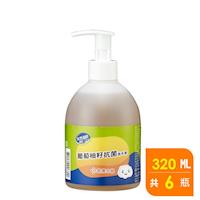 南僑水晶葡萄柚籽抗菌洗手液 320g X6瓶