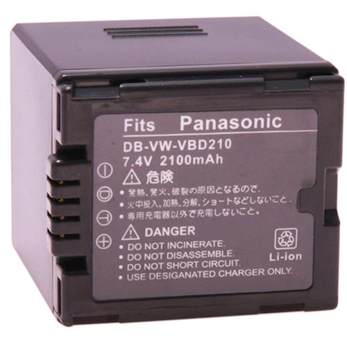 Kamera 鋰電池 for Panasonic DU21/VW-VBD210(DB-VW-VWD210)