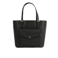 MICHAEL KORS 防刮皮革口袋手提肩背托特包(黑色) 35S6GTTT3L BLACK