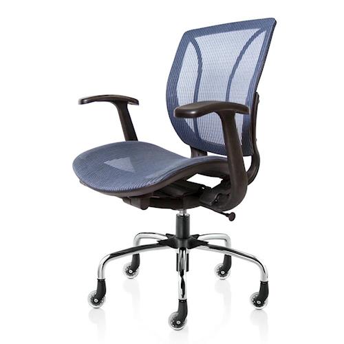 GXG 短背全網 電腦椅 (電金腳) 4+26MM