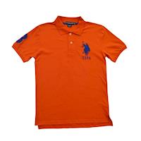 Ralph Lauren 經典戰馬短袖POLO衫-橘