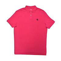Express 經典Polo衫 桃紅小獅LOGO