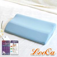 LooCa 黑絲絨綠能兩用寶背紓壓枕1入