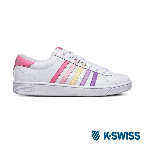 K-Swiss Hoke CMF休閒運動鞋-女-白/粉黃漸層