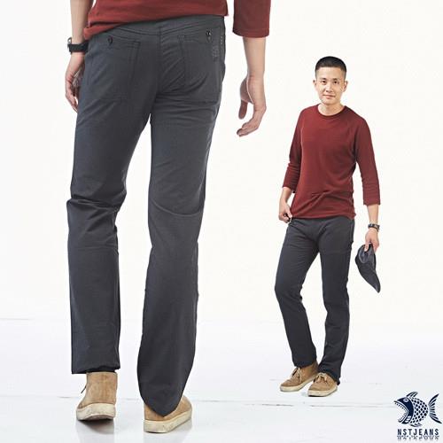 【NST Jeans】暗岩灰特彈商務休閒褲(中低腰窄版) 380(5580)