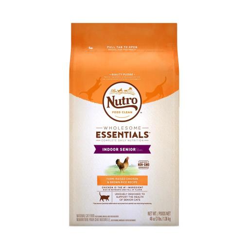【Nutro】美士 室內貓化毛熟齡貓(雞肉+糙米)6.5磅 X 1包