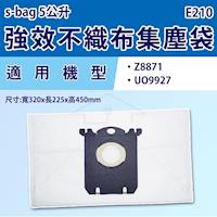 適用 伊萊克斯 專用集塵紙袋S-BAG 同E210 / E-210【4包裝(共16入)】