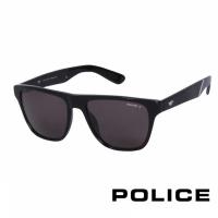 POLICE 都會復古時尚偏光太陽眼鏡 (消光黑) POS1796E700Z