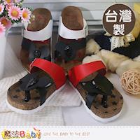 魔法Baby~台灣製迪士尼米奇授權專櫃正品兒童涼拖鞋~sh7674