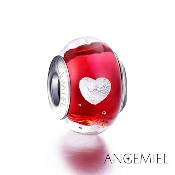 Angemiel安婕米 義大利925純銀 紅色熱戀 琉璃珠