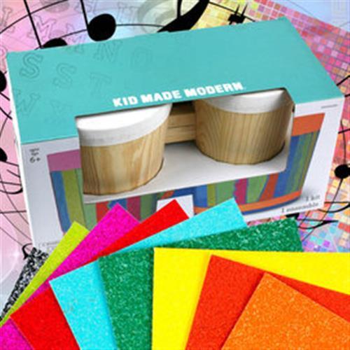 【funKids】 美國彩繪木制手拍敲鼓 (含顏料)